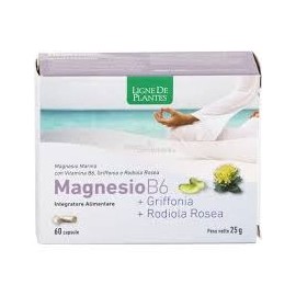Magnesio B6 + Griffonia +Rodiola 60 capsule -Ligne De Plantes-