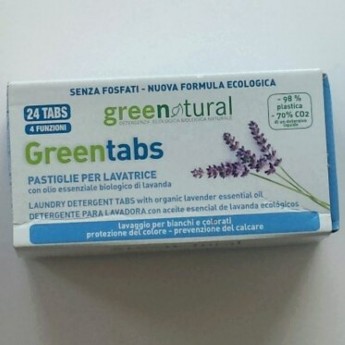 Green Tabs pastiglie lavatrice Greenatural