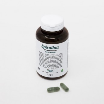Spirulina 100 capsule 500 mg - Agroiniziative-